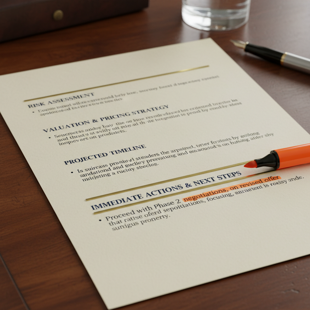 The DRG Law written brief: risk, cost, timeline, decision, next step